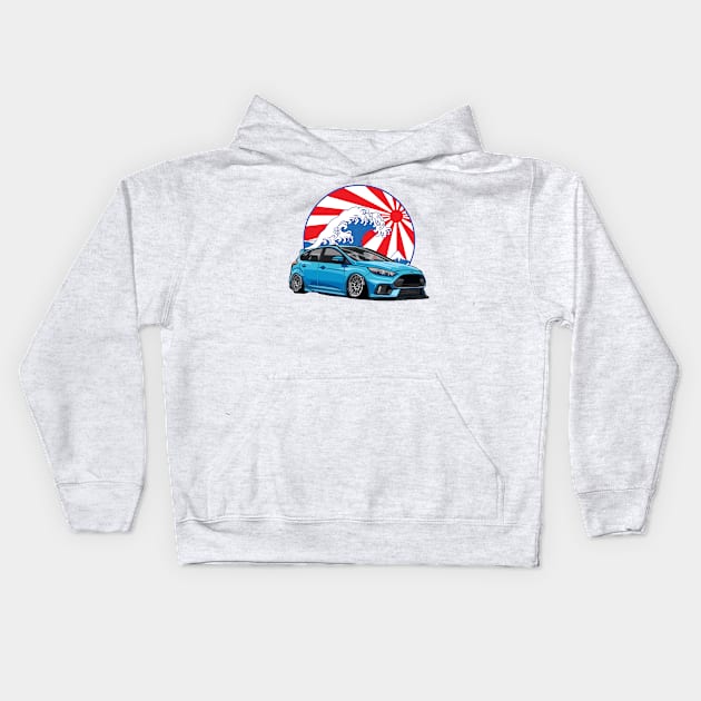 Ford Focus Kids Hoodie by artoriaa